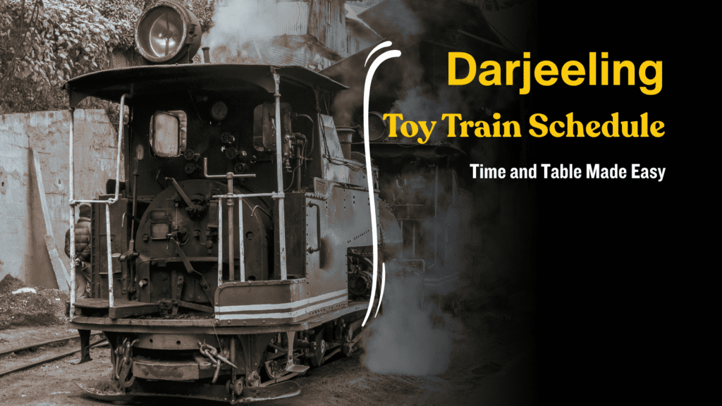 Darjeeling toy train schedule
